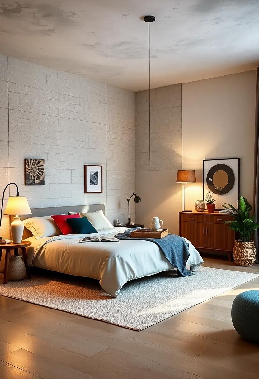 Statement Lighting: Opt for a bold pendant light or a sculptural floor lamp that serves as‌ a focal ⁤point while providing⁢ warm, inviting ‍illumination