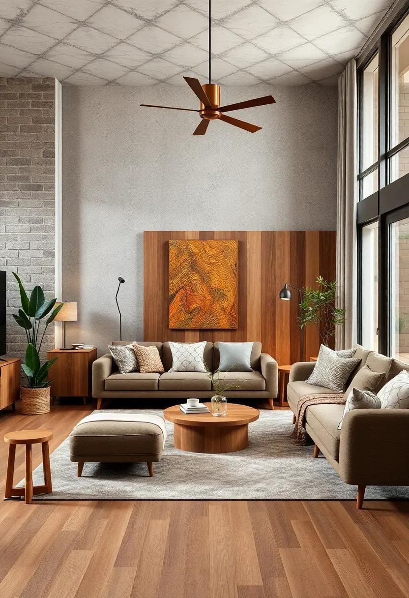 Layered⁤ textures:​ Combine ⁣different wood finishes to ‍create a rich tapestry of textures in your home