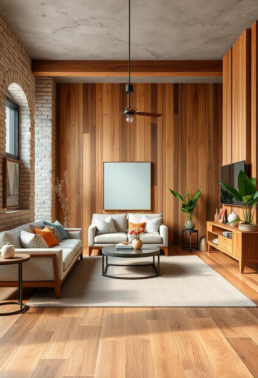 Flooring Finesse: Incorporate‍ varied wood tones in flooring to create a grounded, cohesive backdrop for your decor