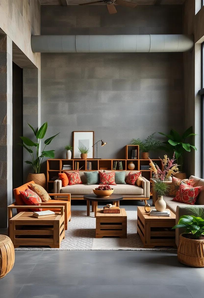 Unexpected Use: Repurpose old wooden crates as side tables or storage for a playful twist ‌with functionality