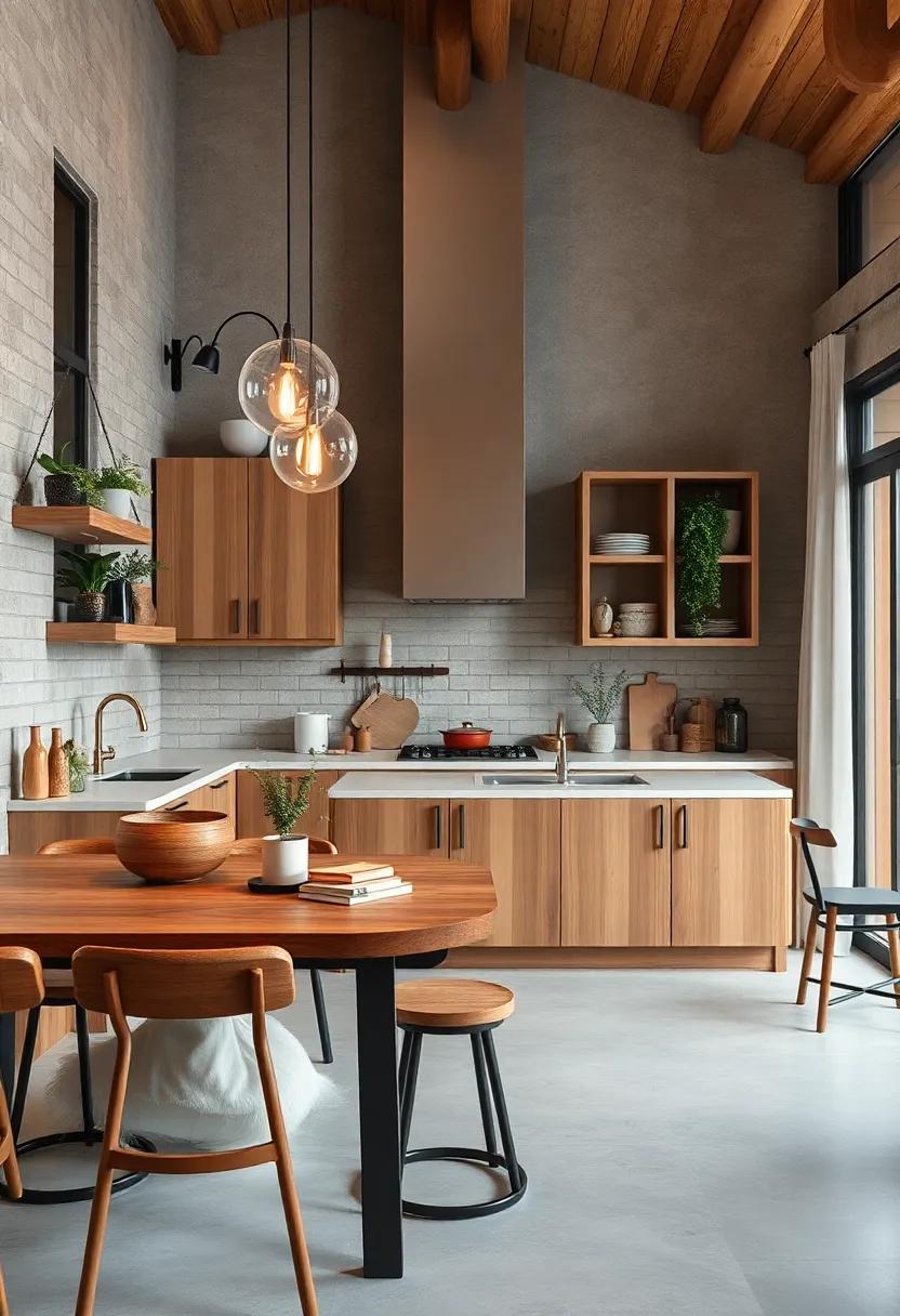 Kitchen ⁣Aesthetics:‌ Introduce wooden elements in cabinetry or countertops for a warm, inviting kitchen atmosphere