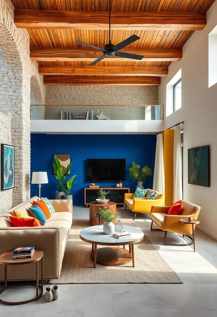 Characterful Room Dividers: Utilize​ colored room dividers to create⁢ distinct spaces while​ maintaining an eclectic flow