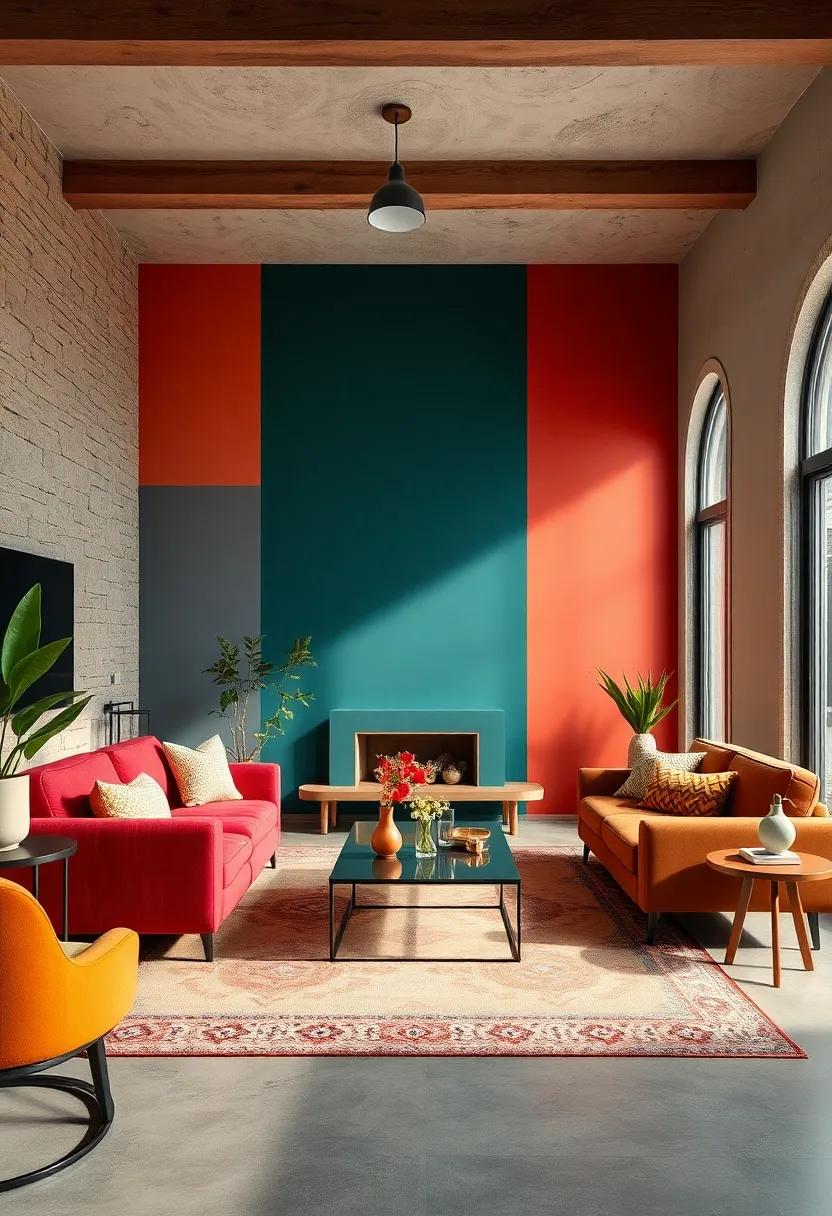 Color-Blocked ​Walls: Consider dividing a wall into blocks of color for a ‌modern take on the classic two-tone look