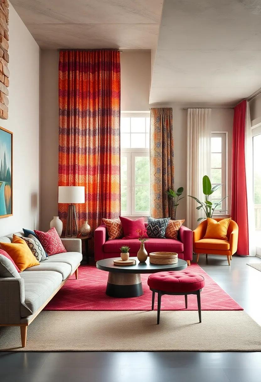 Colorful Window Treatments:‌ Choose ⁣fun⁢ patterns⁣ and vibrant‍ colors for curtains ‌to reflect ⁣your ‌personality​ while controlling light