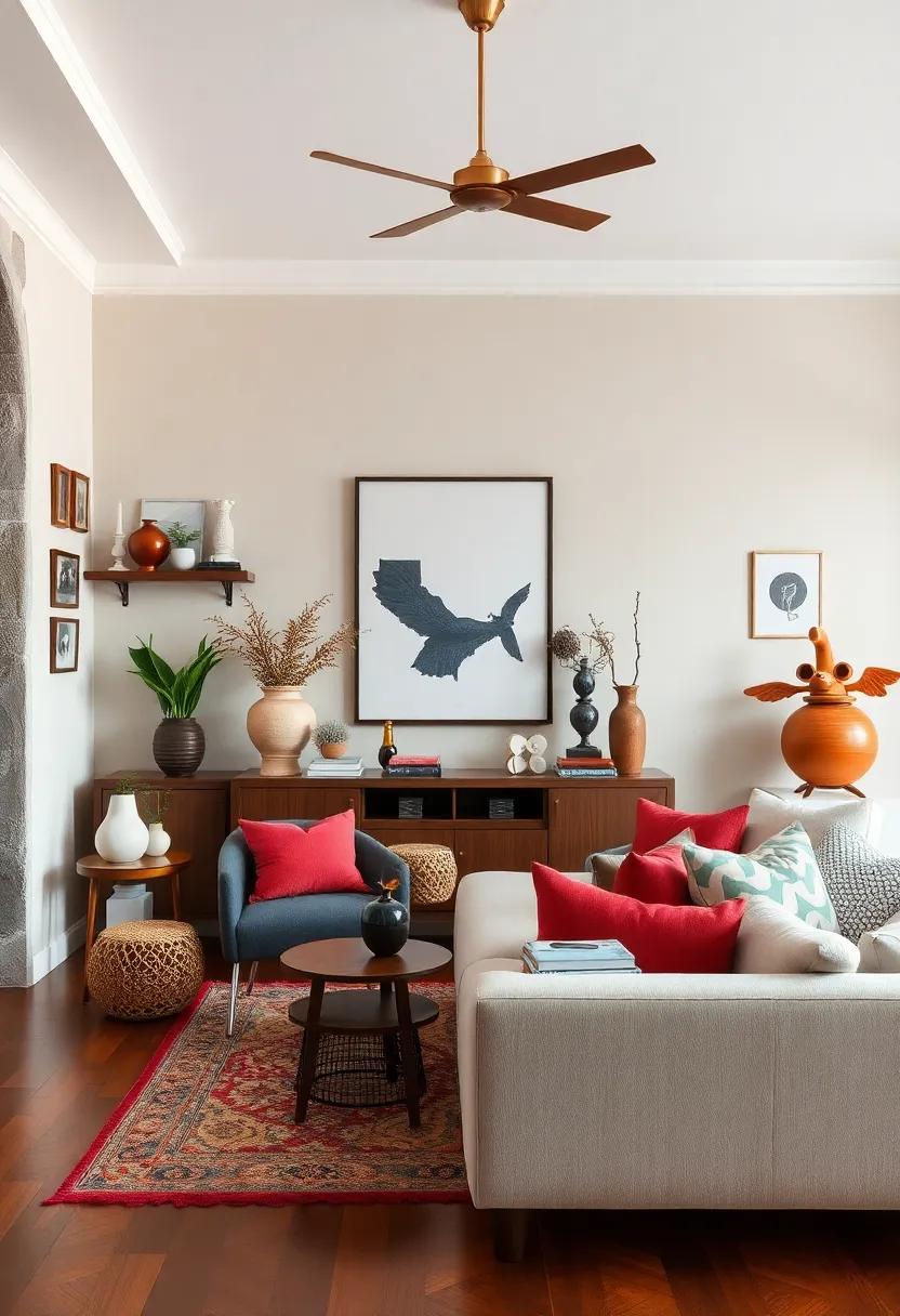 Decorate with whimsical sculptures and trinkets ​collected from travels, showcasing your⁤ unique ⁣style‌ through stories