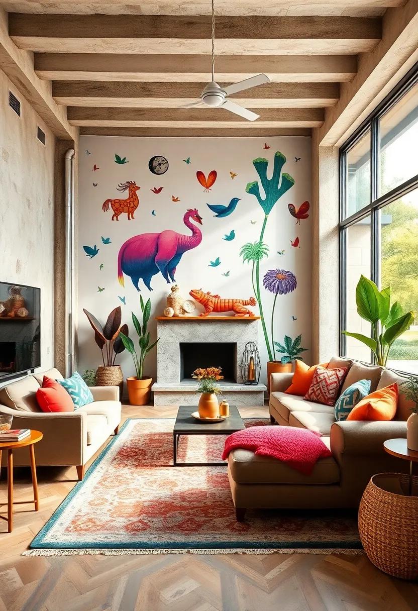 Opt for wild,​ oversized​ wall ⁤decals in whimsical designs, creating ⁣an atmosphere that inspires creativity and ‌joy