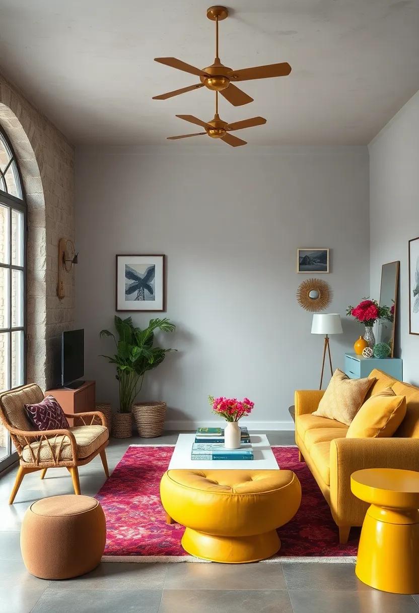 Use ​contrasting colors to paint furniture pieces, ​making them stand out‌ while reflecting your unique⁣ personality and ‍taste