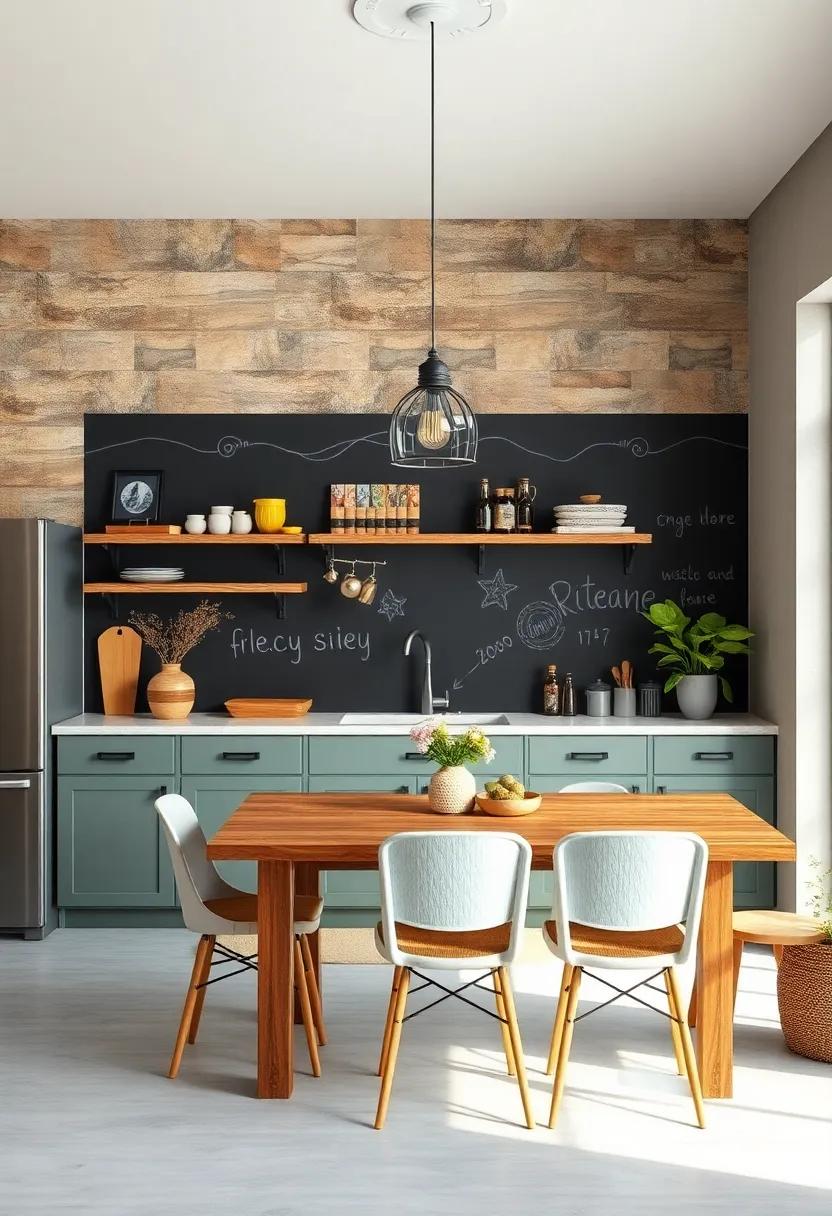 Chalkboard Paint:​ An Interactive Element ⁤for⁢ Farmhouse Kitchen Walls