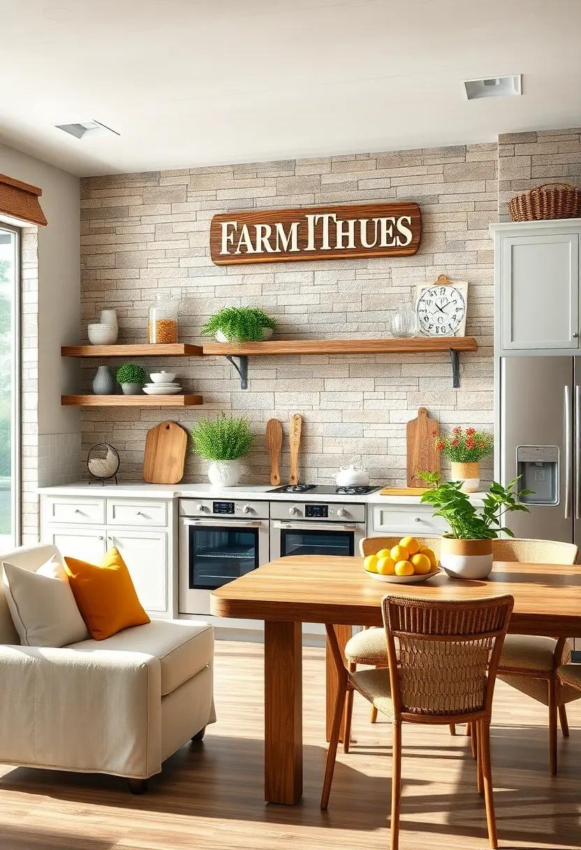 Farmhouse Signage: Personalizing your Kitchen ‌with ⁣Handmade Touches
