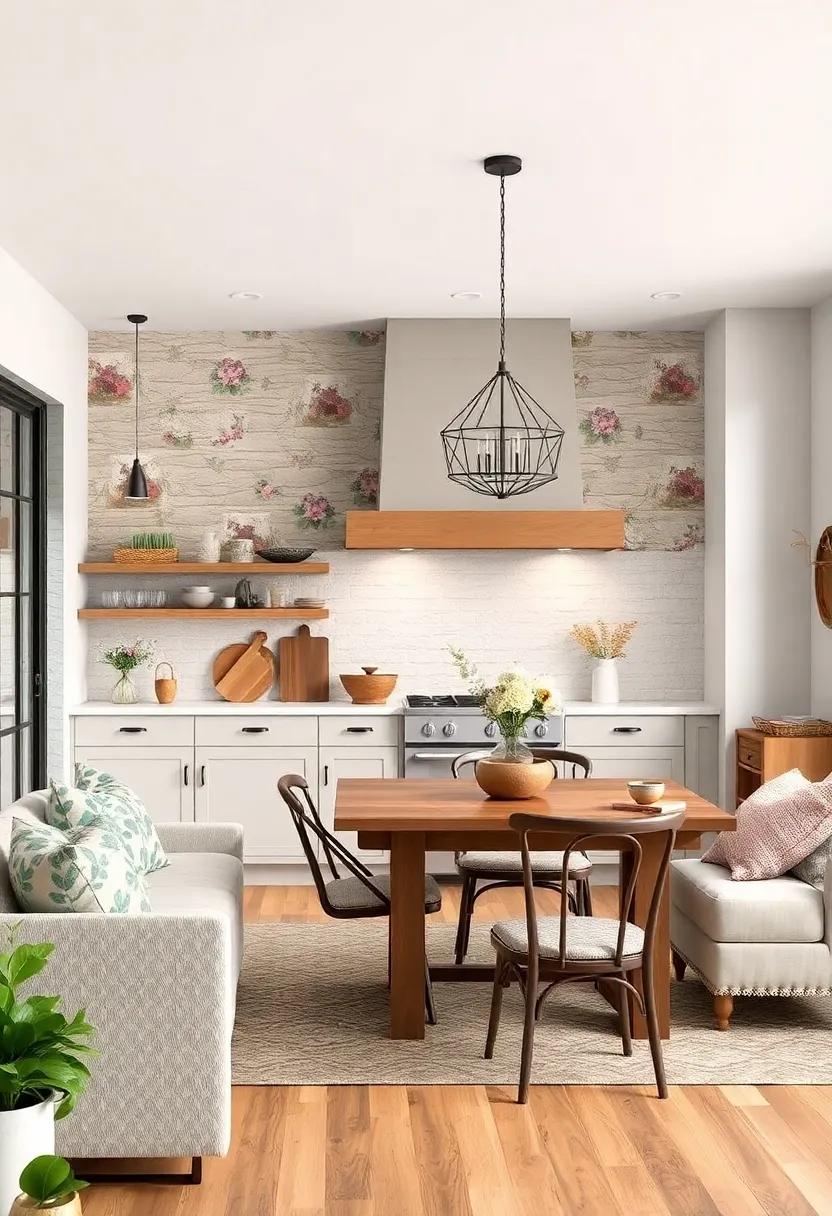 Floral Patterns: Introducing Softness With Wallpaper Accents