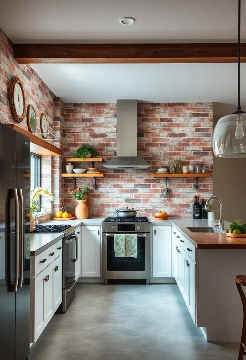 Brick Veneer: Create an authentic farmhouse feel ⁢with exposed brick,achieving a cozy ambiance while ‍highlighting​ rustic elements