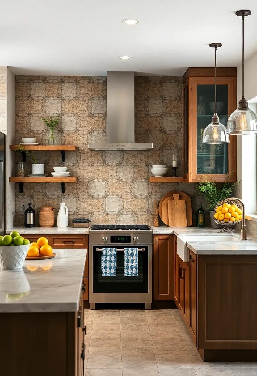 Cement Tiles: Bring an⁤ industrial yet rustic feel with patterned cement tiles that add visual interest and durability