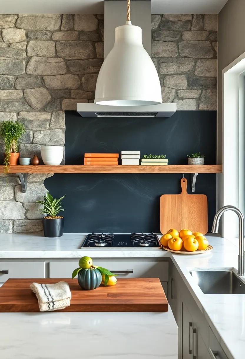 Chalkboard ​Paint: Transform a section of your backsplash into a⁢ functional ⁣chalkboard for notes, recipes, or a creative outlet