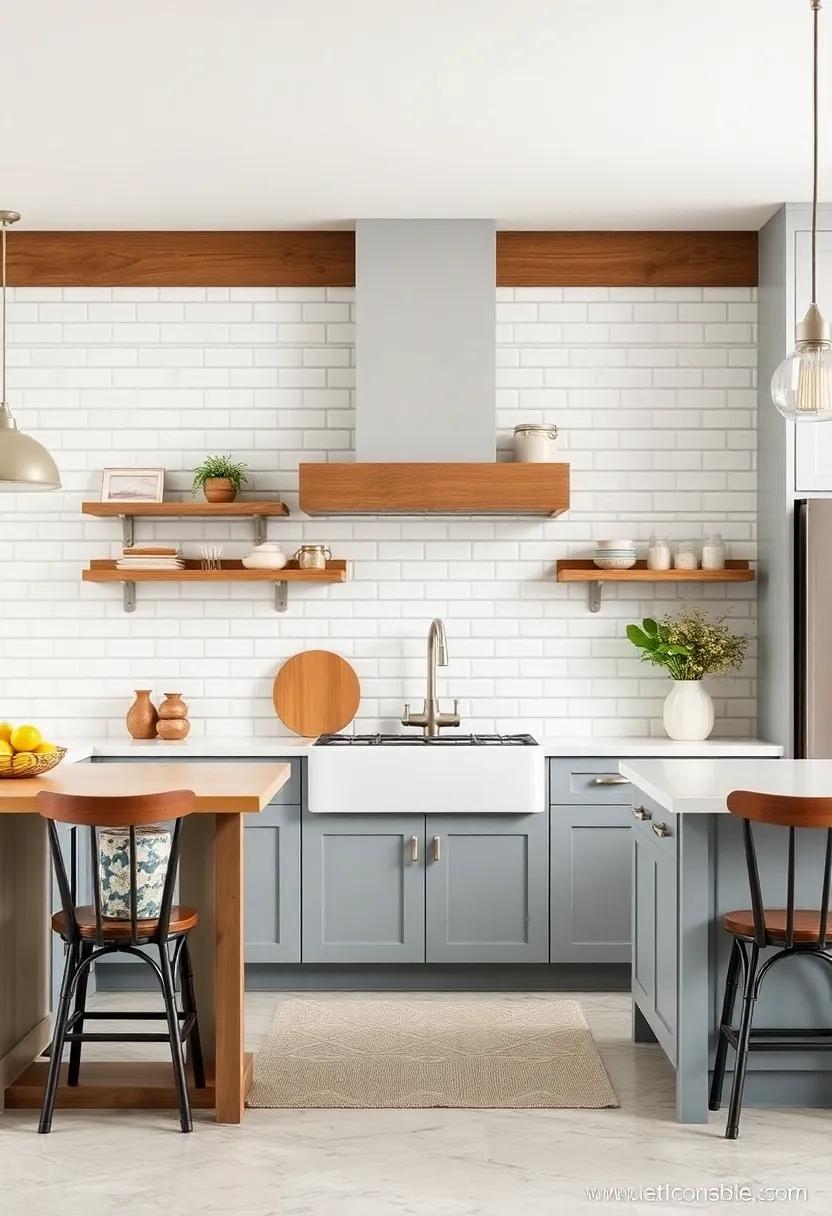 Classic white ⁤Subway Tile: A timeless choice that offers a clean, bright​ space while ‍complementing rustic⁣ elements perfectly