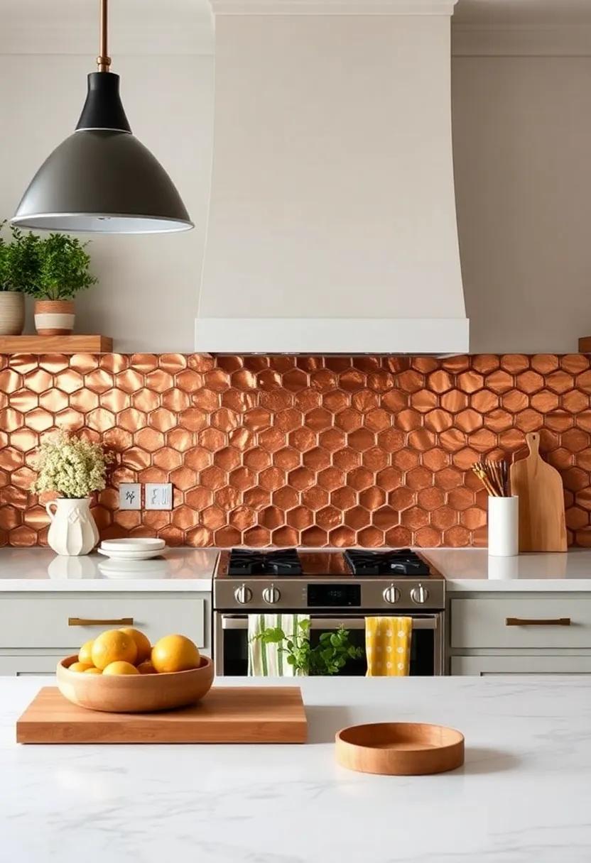 Copper Sheet: Create an elegant yet rustic backsplash ⁢with copper, which develops a beautiful patina over time, adding a⁤ vintage feel
