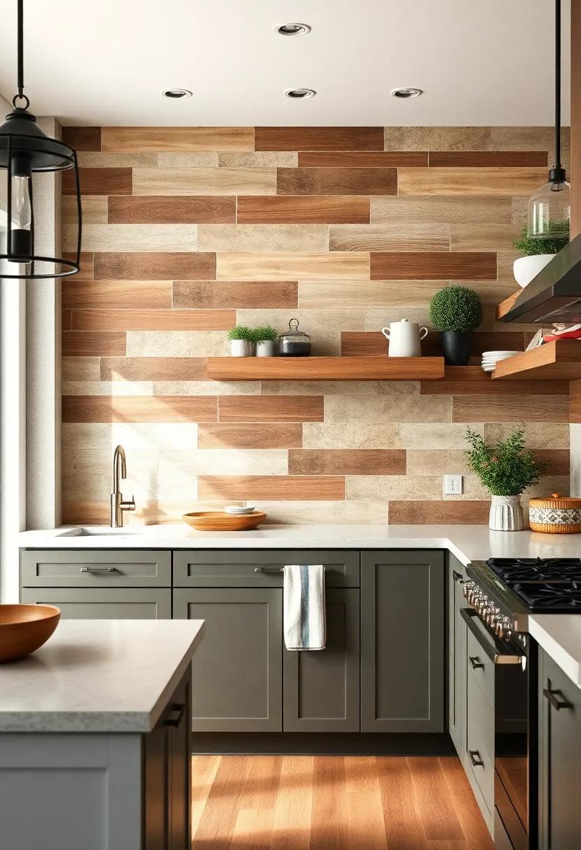 Reclaimed Wood Panels: incorporate salvaged wood ‌for a sustainable and character-rich backsplash that⁢ tells a story of its own
