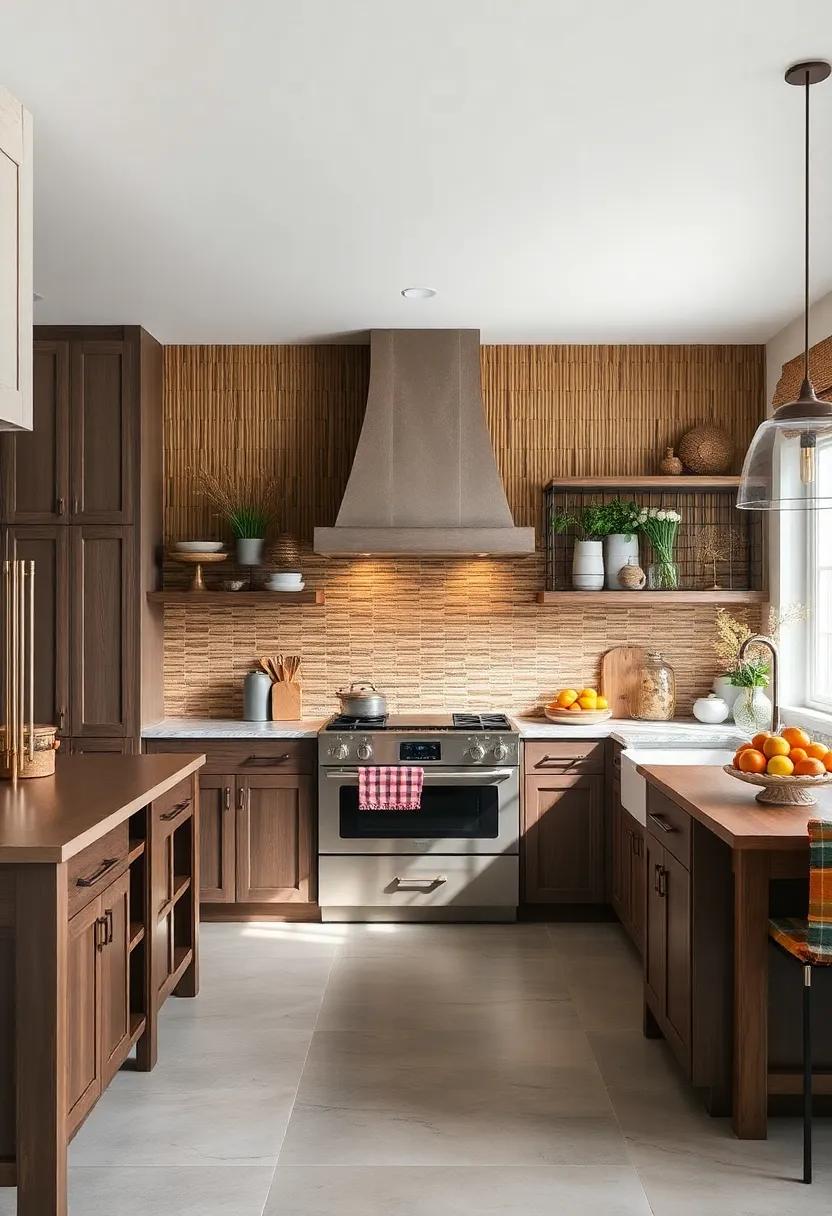 Woven Bamboo‍ Sheets: For an ⁢eco-friendly twist, ⁣choose bamboo for a natural and unique backsplash that complements rustic aesthetics