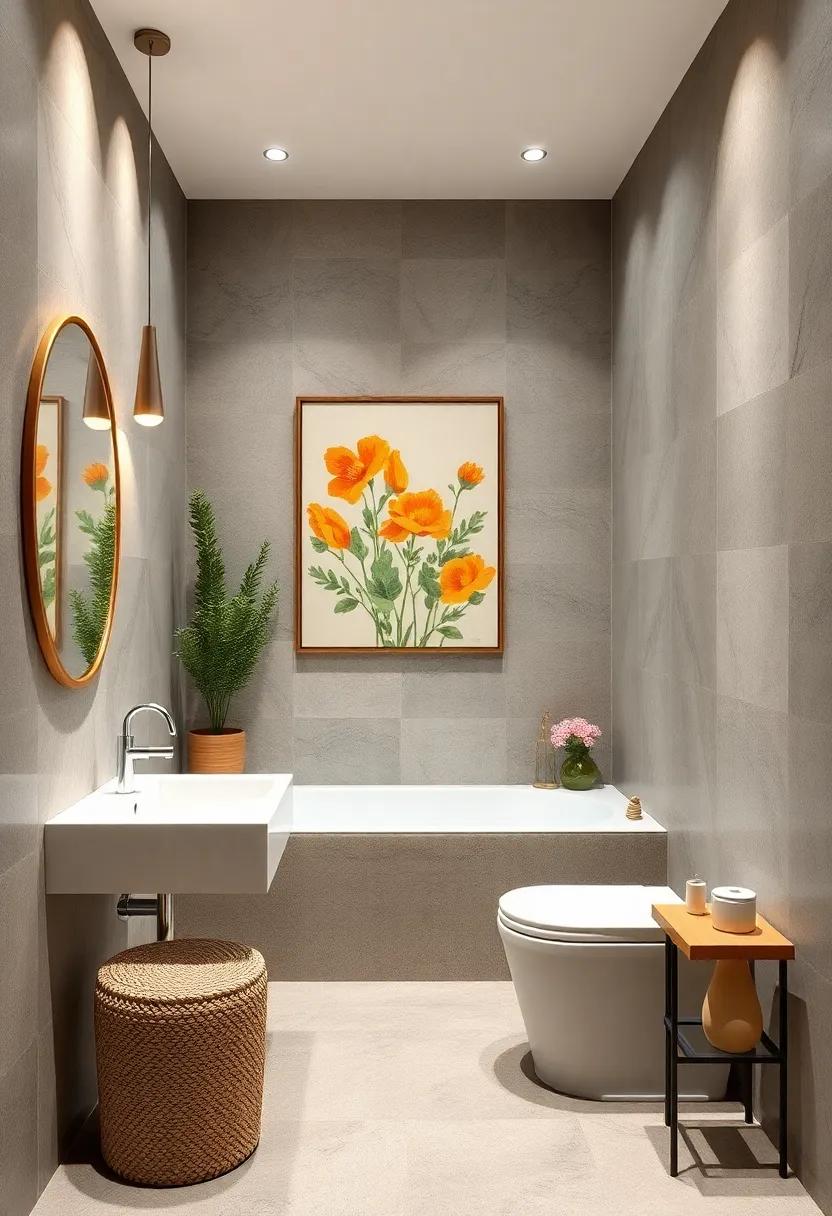 Cohesive⁢ Themes:​ Aligning Wall Decor with ‌Overall Bathroom Design for Harmony