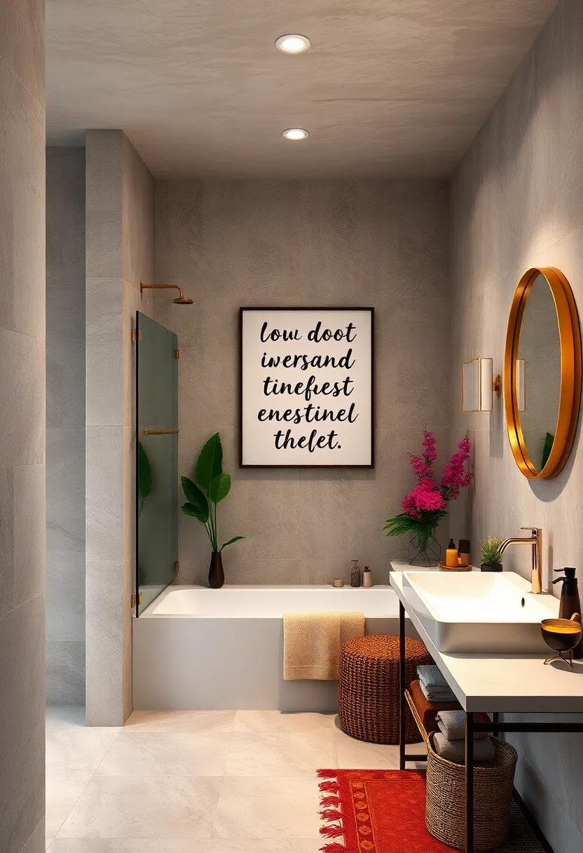 Incorporating⁤ Inspirational Quotes to Infuse Positivity into Your‍ Guest Bathroom