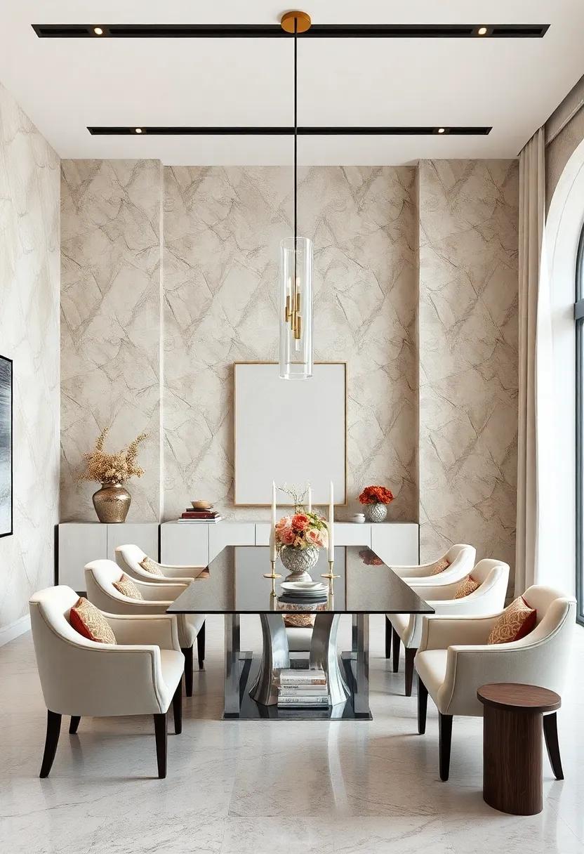 Textured ‌Wall Treatments:⁢ Beautiful wallpapers⁤ or textured treatments ​that add dimension and visual⁣ intrigue without overpowering the ⁤elegance of the space