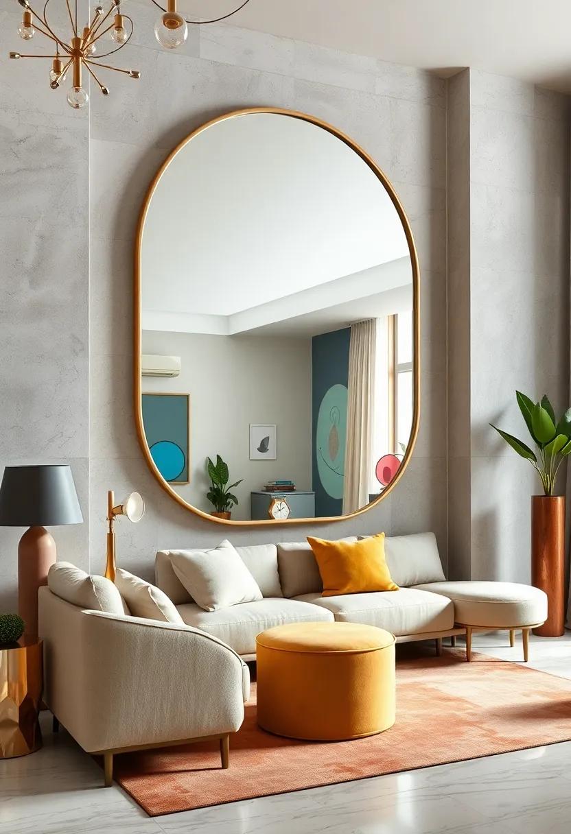 Bold⁣ Pop Art Influence: Infused with vibrant colors and fun designs, ⁤this mirror serves as an eye-catching focal point‍ in creative spaces, ⁢sparking joy and energy