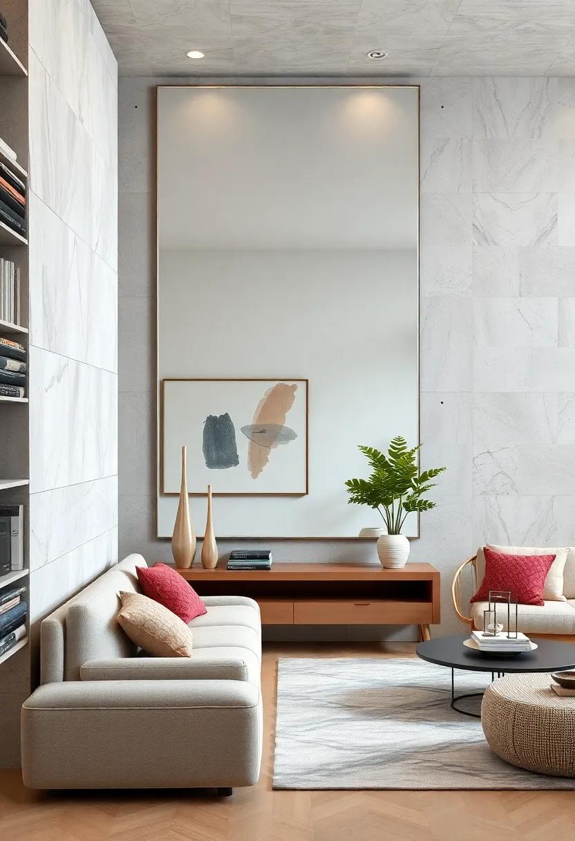 elegant Clear Acrylic: A modern choice that vanishes into⁤ the wall, this clear‌ acrylic mirror takes a minimalist approach while offering ⁣a contemporary feel, perfect for any space