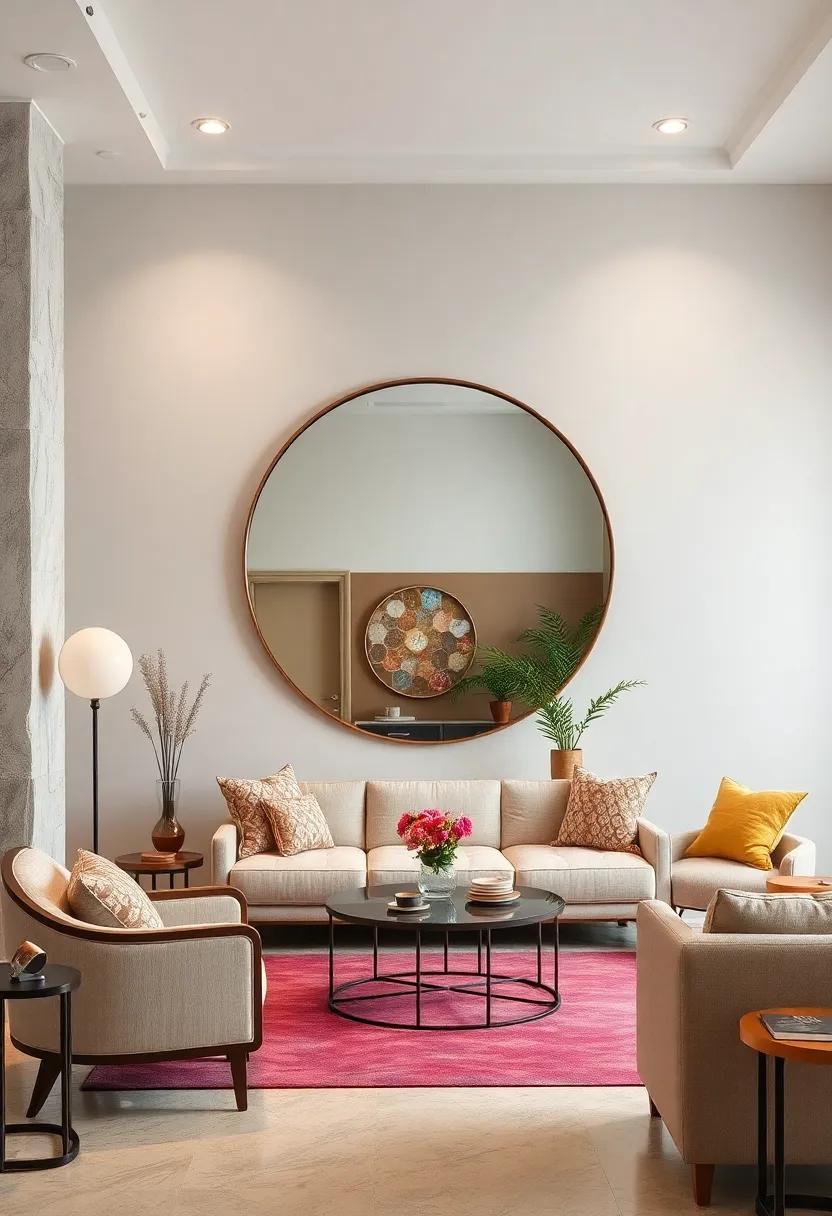 Retro Bubble Mirror: Evoking a sense of nostalgia, this ⁣rounded design plays with perception and fun ​shapes, making it perfect for ⁤family‌ areas or retro-themed spaces