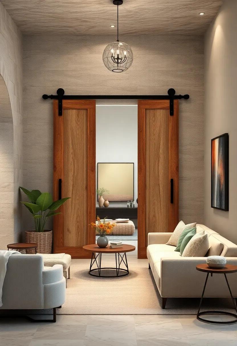 Rustic Barn Door⁣ Style: Drawing inspiration from farm life, this mirror incorporates sliding door elements that evoke a sense⁤ of charm​ and​ nostalgia in country homes