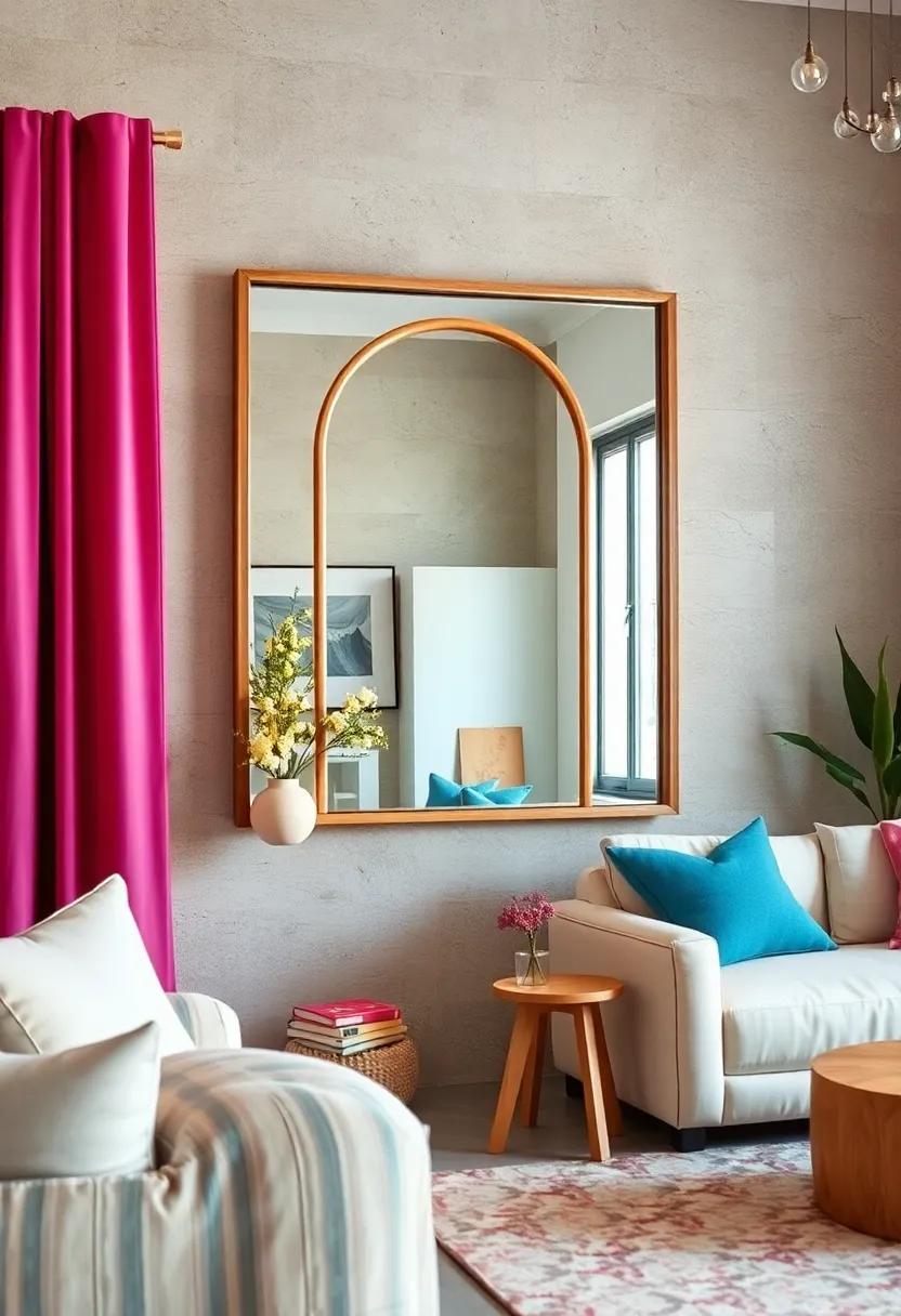 Whimsical framed⁤ Piece: Fun and ⁣eclectic, this mirror ⁢features​ a quirky frame that can brighten up children’s rooms ‌or creative spaces, adding a hint of ​playfulness