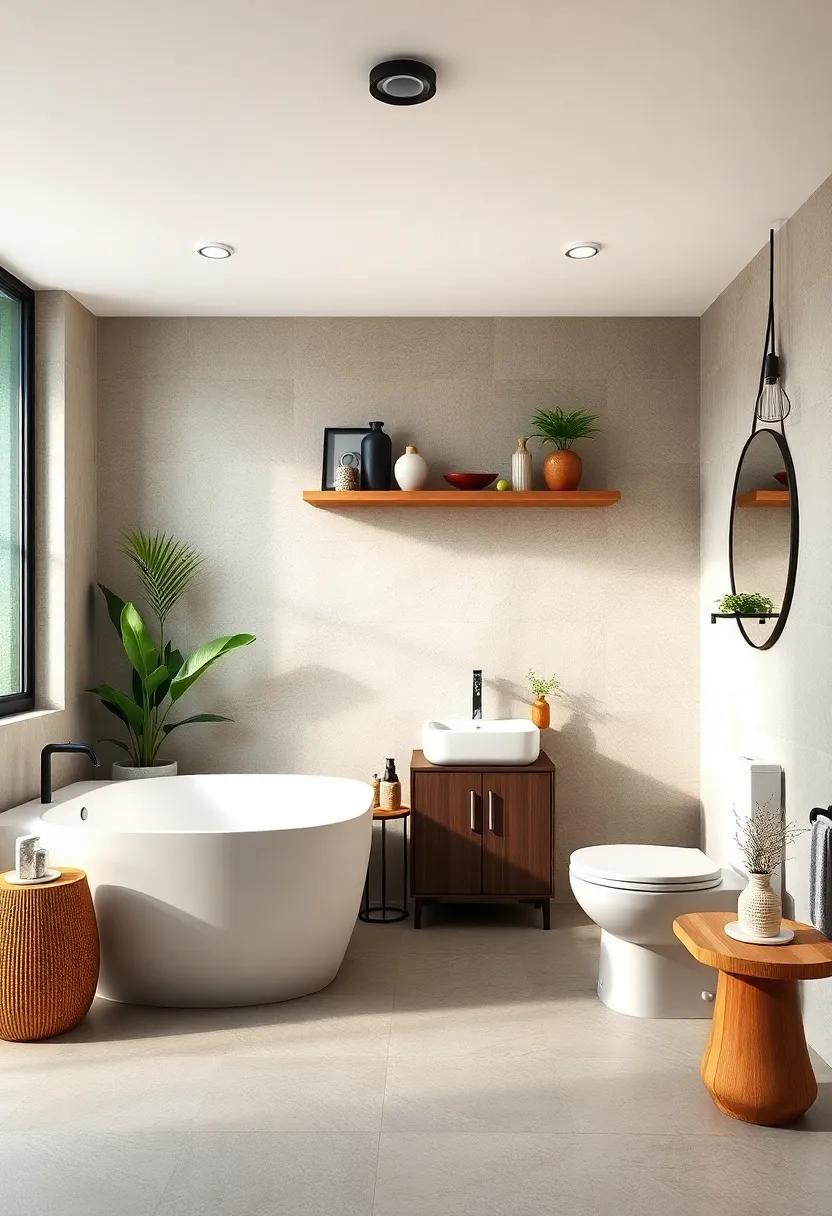 Bold Lines and Minimalist Designs: Discover the beauty⁣ of using minimalist geometric ‍shelves for added storage and‍ visual interest