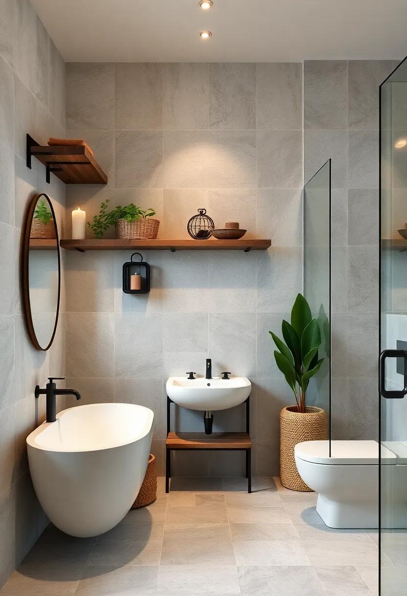 Reclaimed Wood and Metal Combos:‍ Pair reclaimed wood shelves with metal brackets that boast ⁢geometric designs ⁤to reinforce the industrial theme