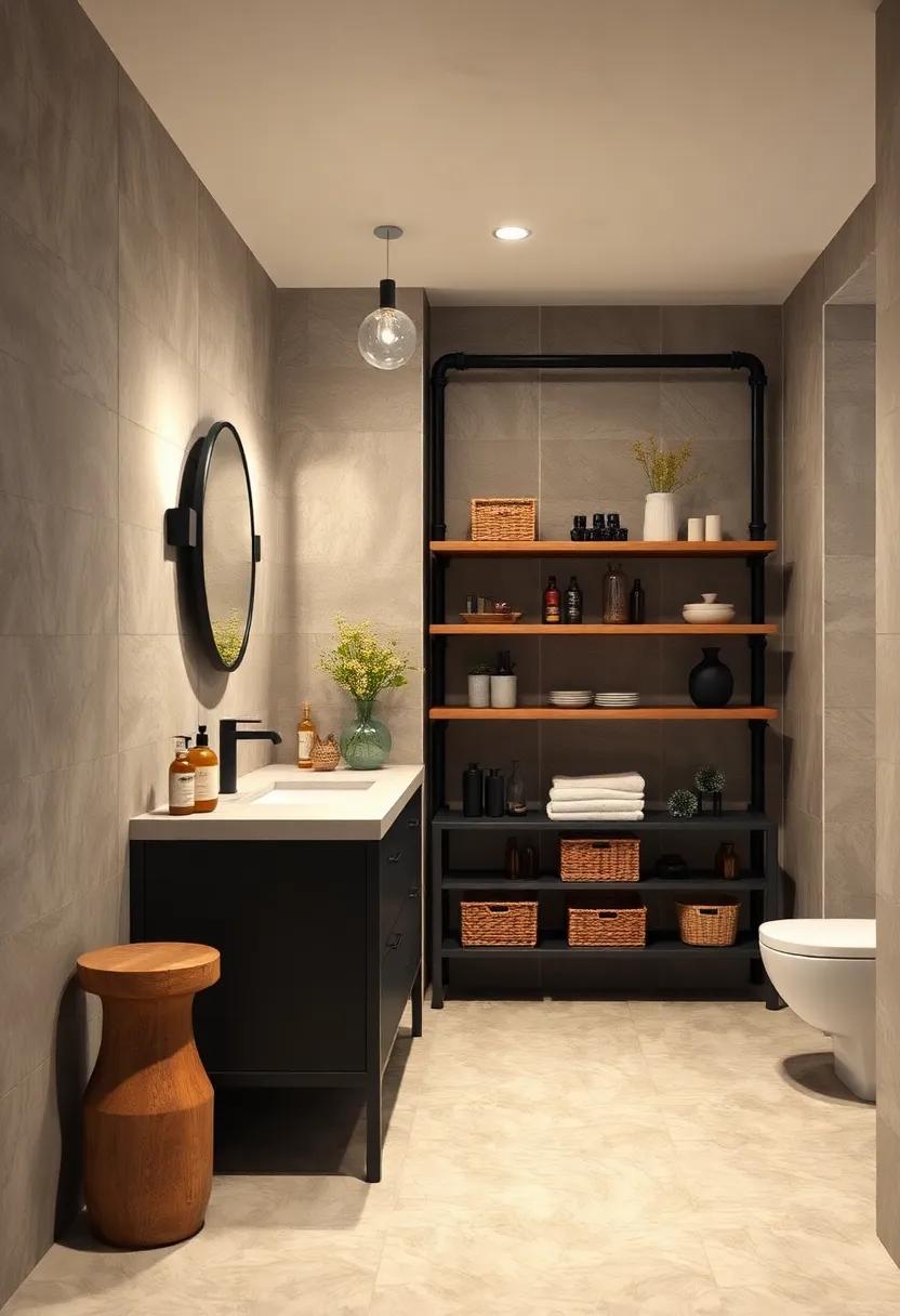 Pipe Dreams: Use exposed plumbing pipes as part of your vanity ‍design, integrating them into shelves or as supports for a stylish industrial look