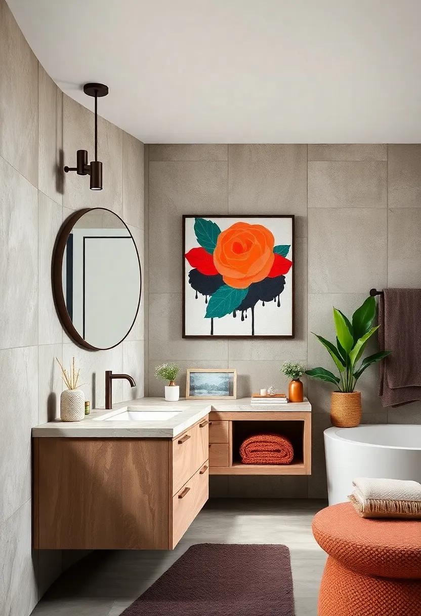 Statement Artwork: ⁢Adding industrial-themed artwork near your vanity can elevate the ambiance and set the⁣ overall mood for the space