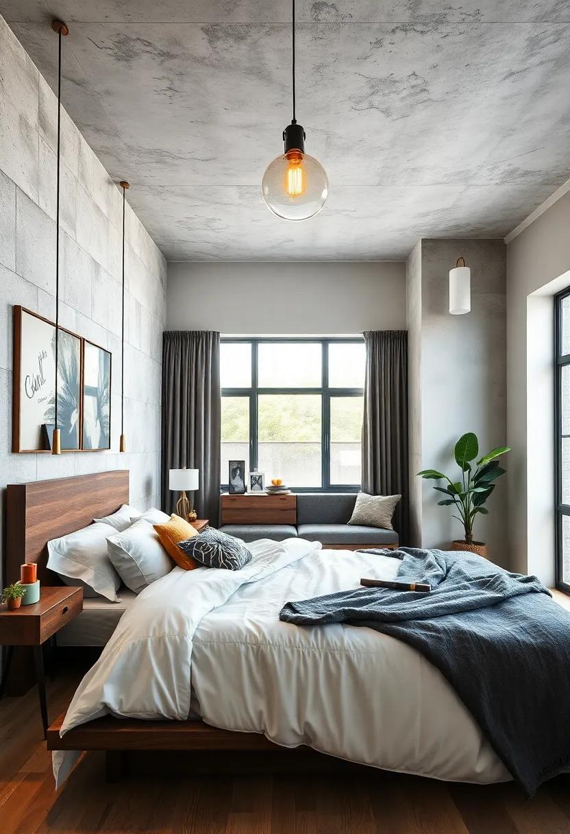 Industrial⁢ Lighting Fixtures: ​Choose striking pendant lights or floor​ lamps‍ with a raw metal finish to reinforce the industrial theme