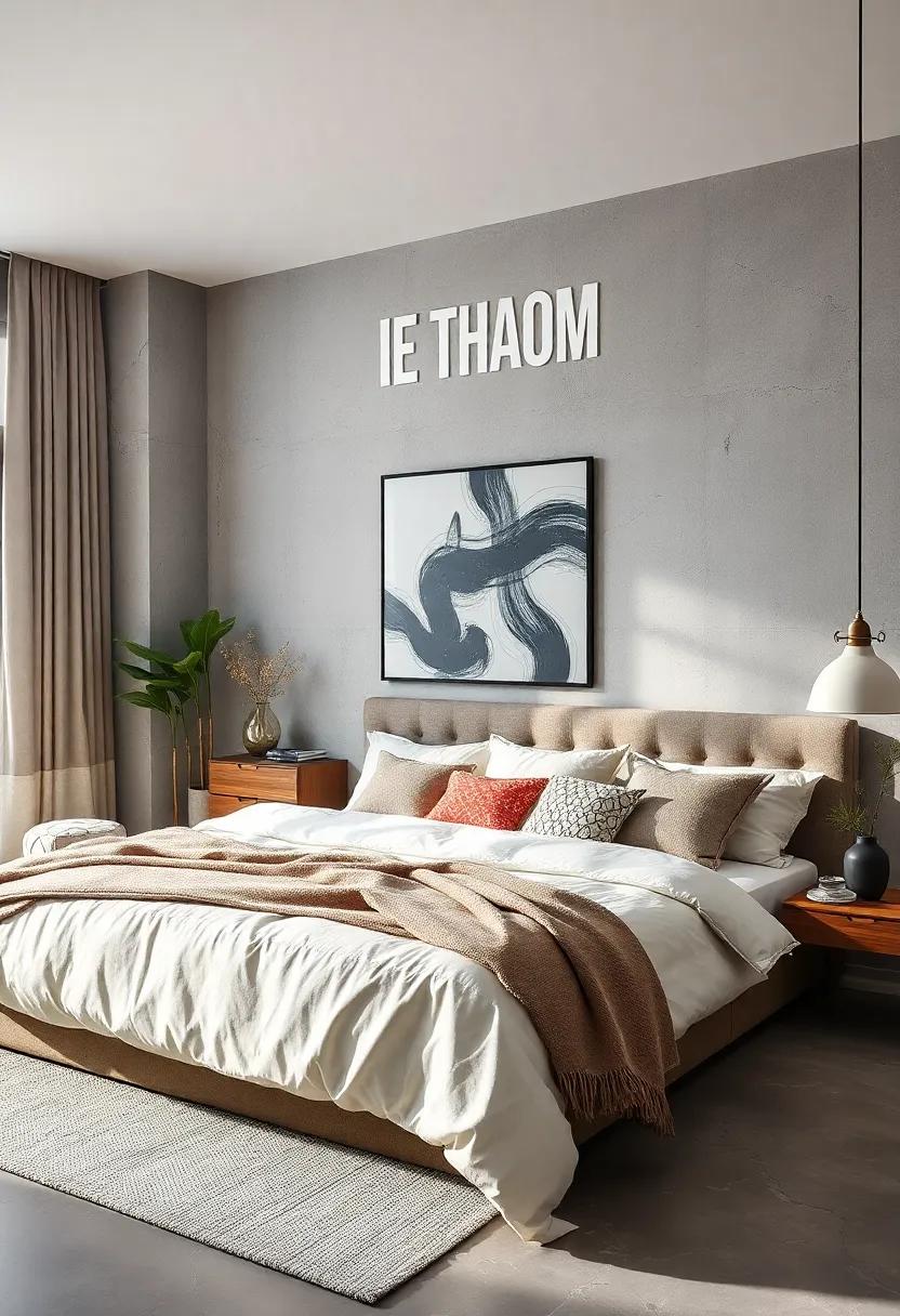 Neutral ​Color Palette: Stick to ⁤a⁤ soothing​ mix ⁤of grayscale, white, and earthy‌ tones‌ to create a serene and sophisticated backdrop