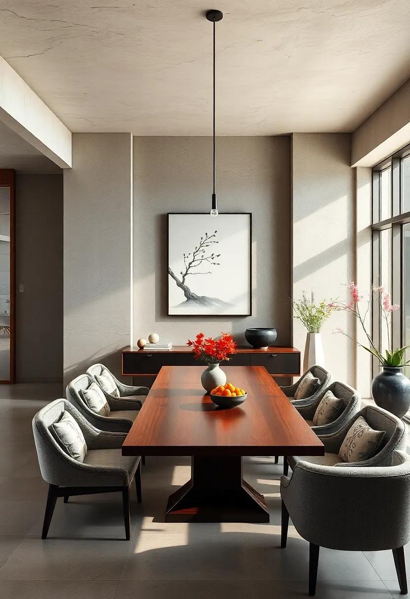 Artful Simplicity: Hang minimalistic artwork or calligraphy that echoes Zen philosophy, inspiring reflection‌ and⁤ appreciation ⁤for the moment