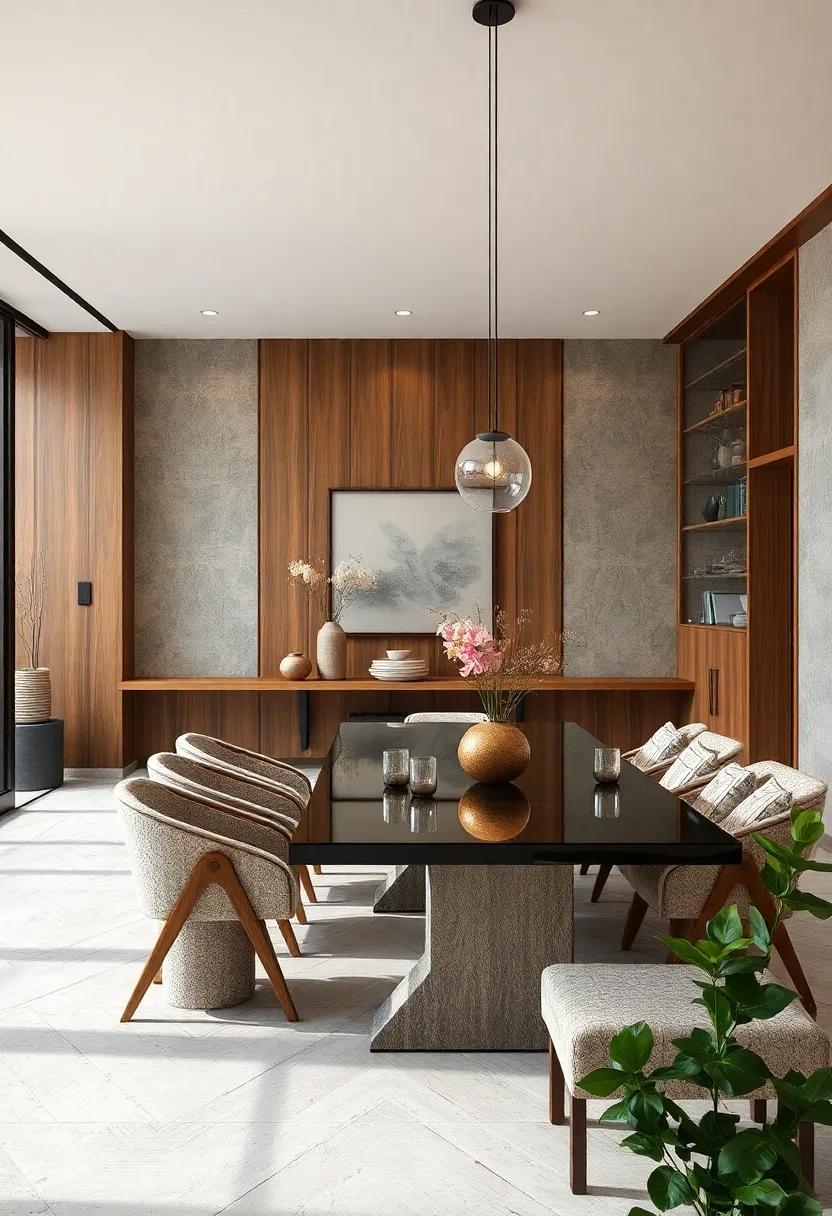 Natural Materials: Discover the beauty of wood and stone elements that create a harmonious balance‍ with ‌nature, inviting serenity into your dining experience