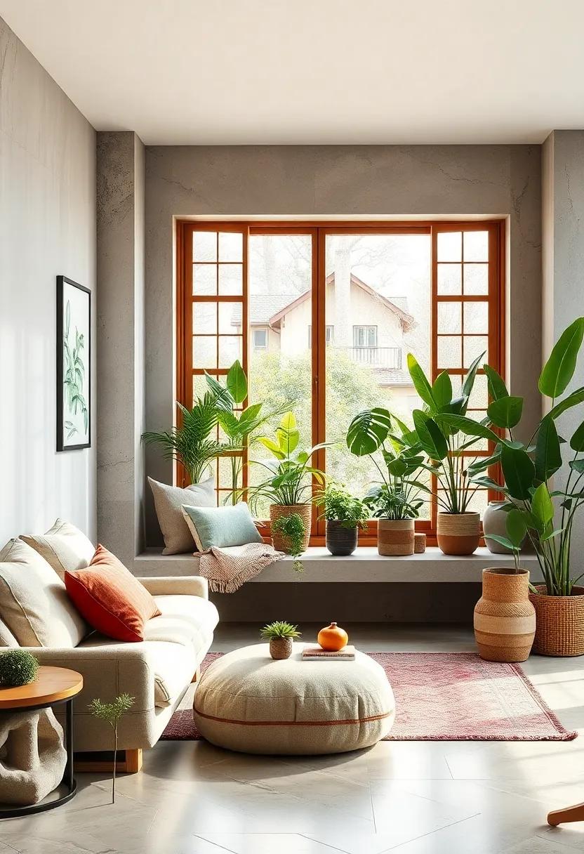 Create a quaint ‍reading nook with a ⁢window seat⁢ surrounded by houseplants for a peaceful ⁣retreat
