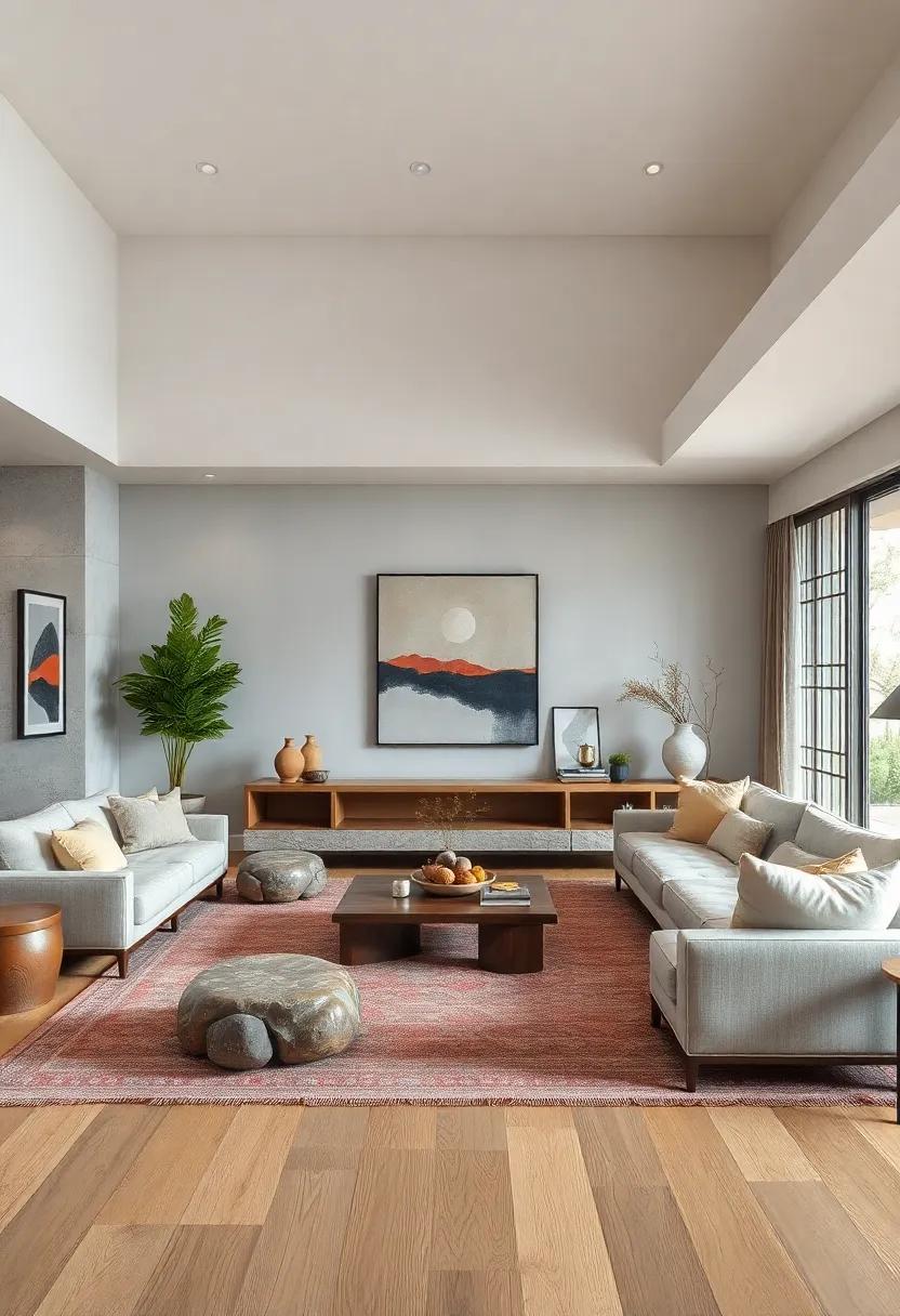 Integrate stone ‍elements, like river⁢ rocks, into decor for⁢ a grounding, earthy feel