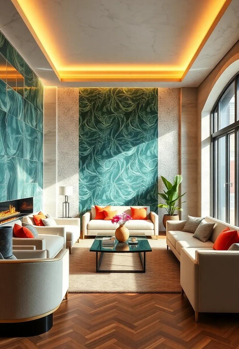 Highlight Artistic Wall Treatments That Celebrate Deco Revival