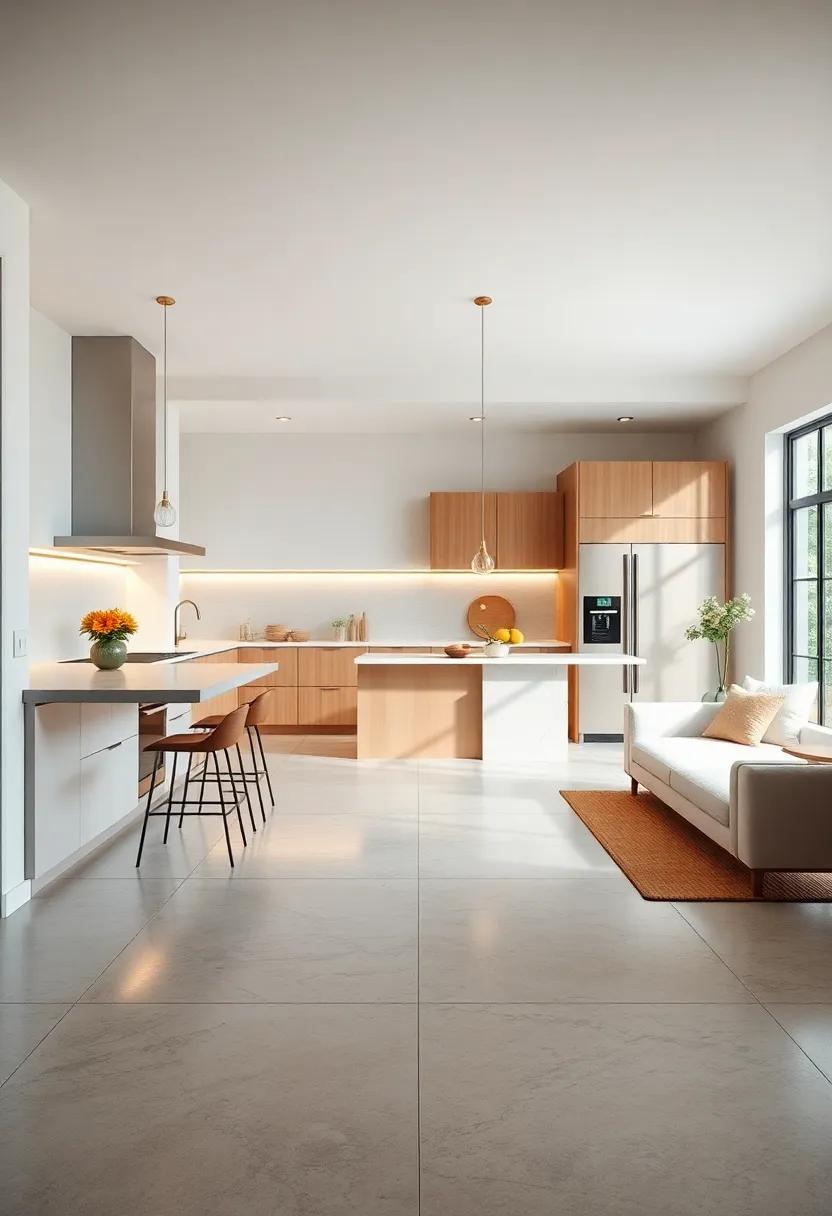 Embrace ‍Modern Minimalism with Sleek Polished Concrete Floors