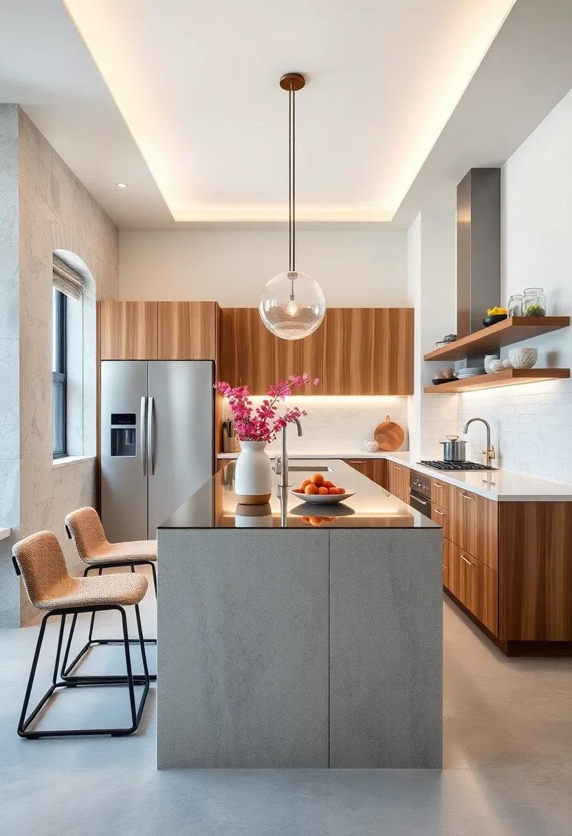 Glass-Top elegance: A⁣ narrow island featuring⁤ a glass top ​adds⁢ a​ touch of sophistication while keeping‍ the design visually light and airy