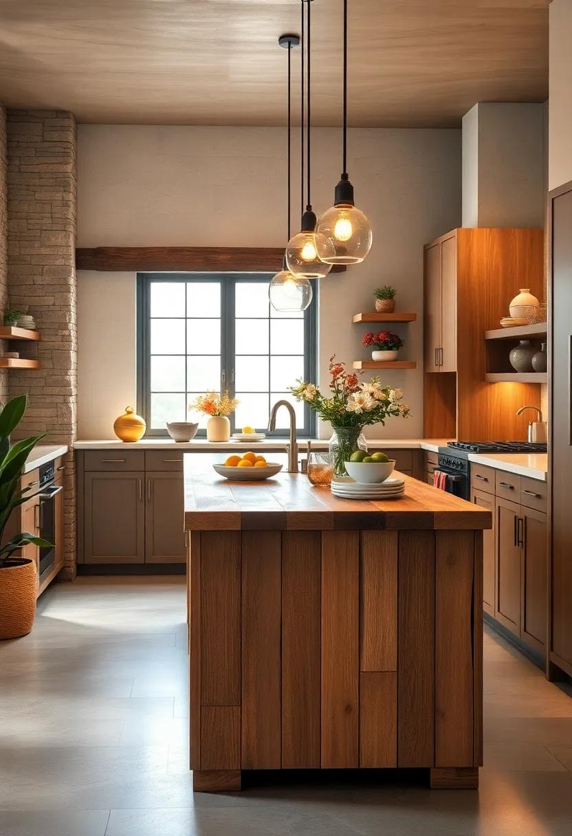 Rustic Farmhouse Charm: Embrace cozy country ‍vibes with a narrow kitchen island crafted ⁢from reclaimed wood, offering both style and ⁣extra⁤ storage options