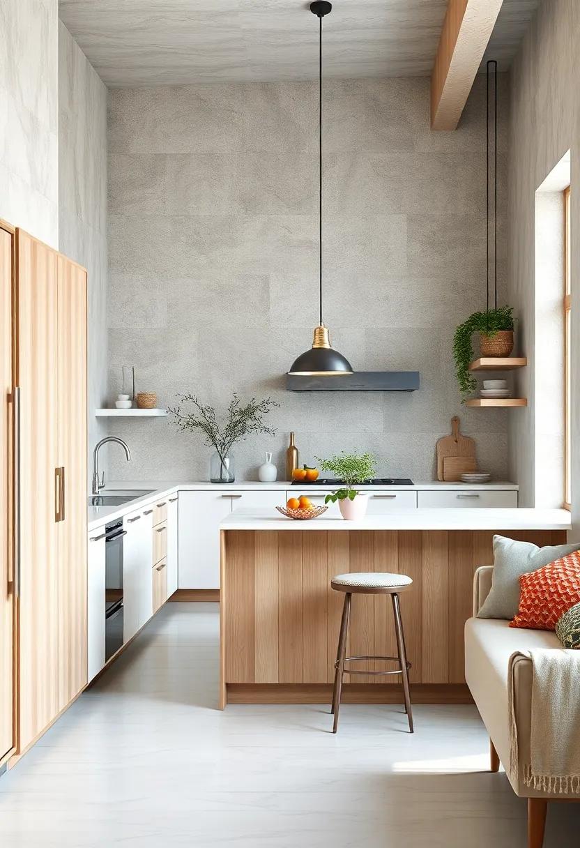 Scandinavian Simplicity: Blonde wood ‍paired with soft white surfaces showcases a clean, airy design ‌ethos that's perfect for tight urban kitchens