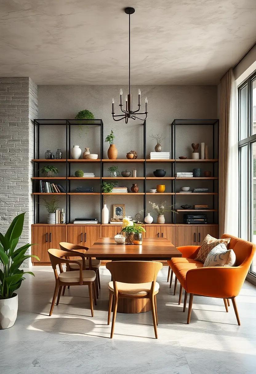 Mixed Textures: Combine wood, metal, and⁢ glass shelves to create an eclectic ⁢aesthetic,‌ allowing for⁢ varied⁤ visual interest and character in your dining⁢ space