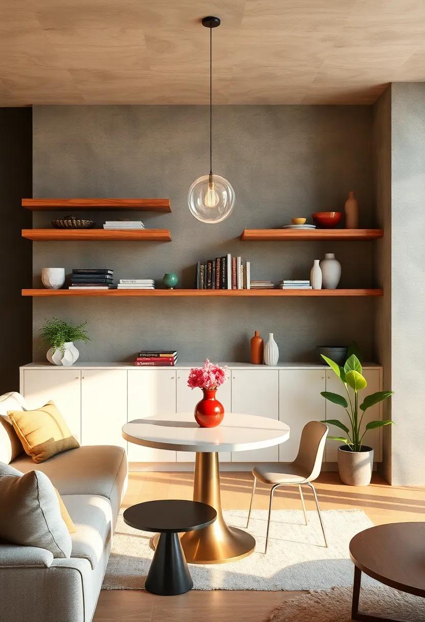 Floating Illusions: Install ‍floating ‍shelves ⁤for‌ a‌ sleek and modern ⁣look that maximizes wall space, ⁤keeping the floor area ‌open and airy