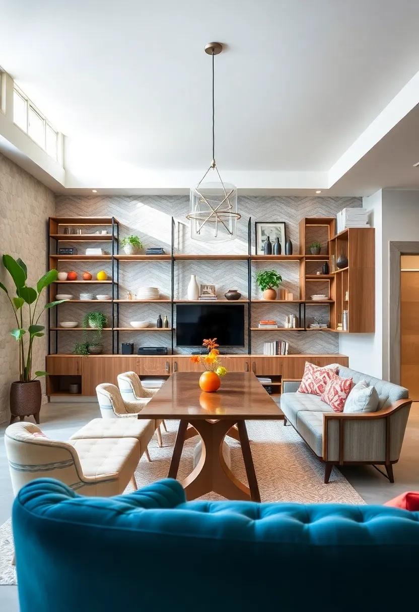 Geometric⁢ Bliss: Use ​geometric⁢ shelf⁣ designs to create visual interest and‌ engage guests,transforming simple storage into an artful ⁣display