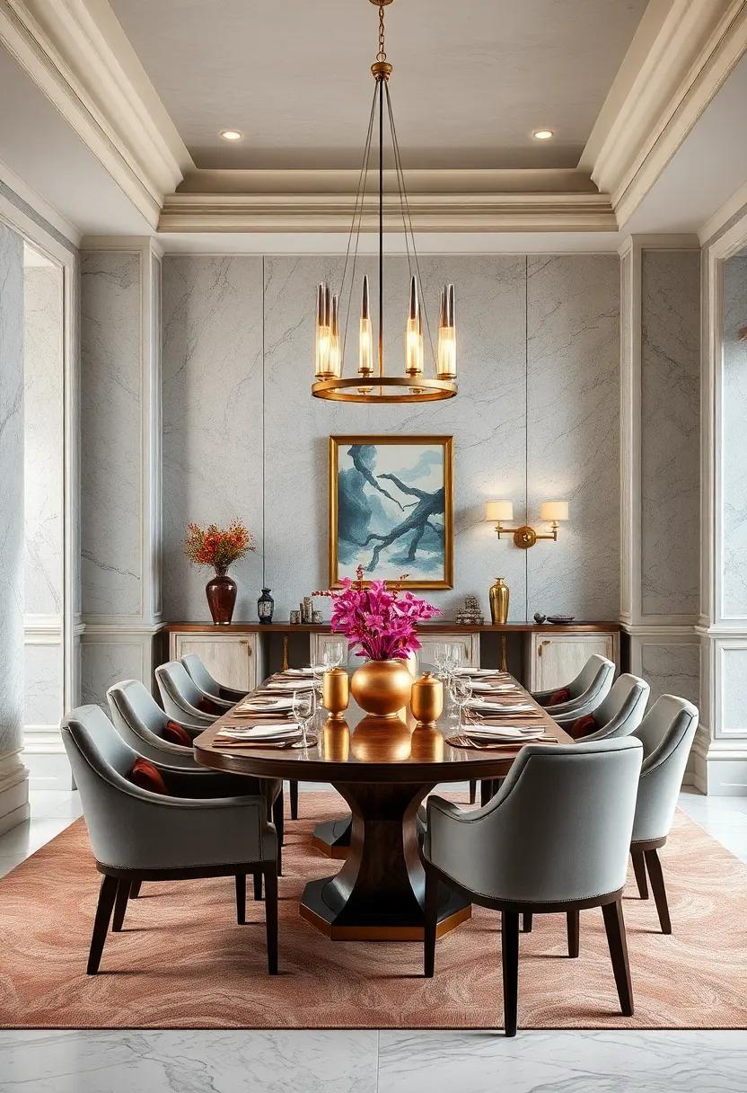 Ornate⁣ Ceiling Details: Consider ⁤coffered ceilings ‌or medallions ⁣that draw the‍ eye upward, adding​ architectural interest‍ and grandeur