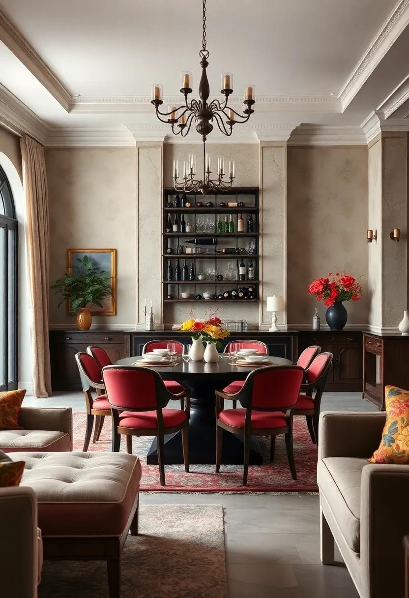 Vintage Wine Rack: A charming wine ‌rack not only serves⁤ a practical purpose but also adds a rustic ⁤elegance to your dining‍ room