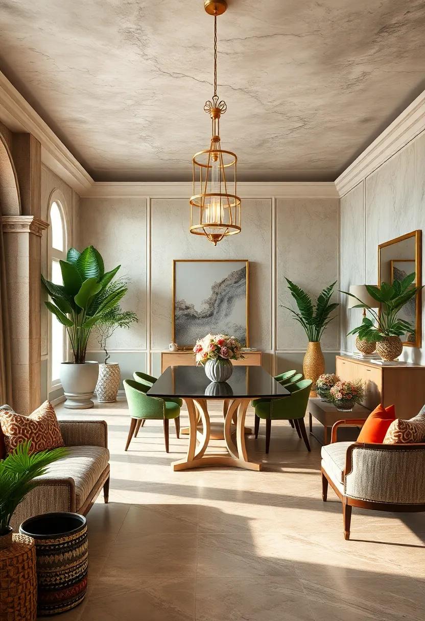 Nature-Inspired Touches: ⁢bring in natural elements ⁣through ornamental plants or fresh flowers that add liveliness and soften the decor